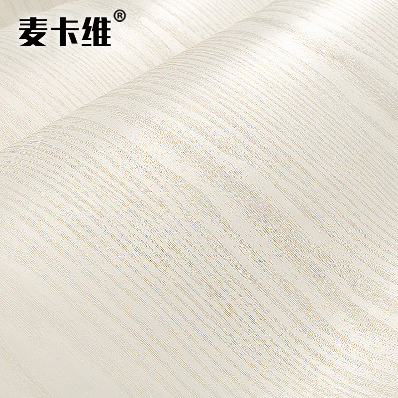 白色家具桌面柜子自粘木纹贴纸