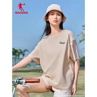 女短袖乔丹透气轻薄圆领纯棉百搭