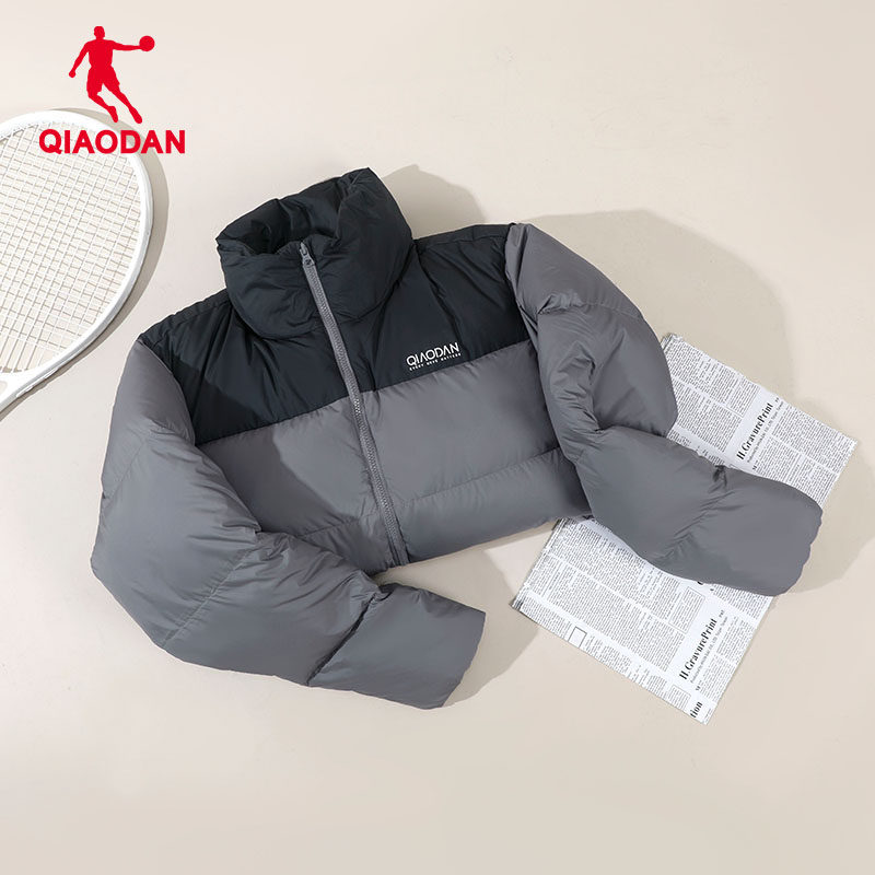 乔丹加绒保暖羽绒服户外防风男士