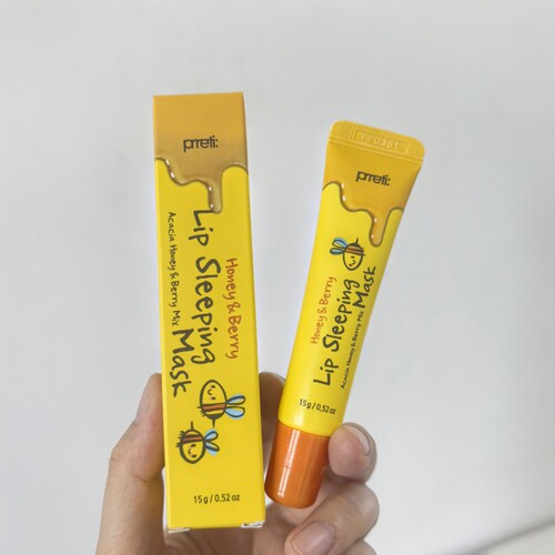 韩国Prreti晚安蜂蜜睡眠唇膜15g