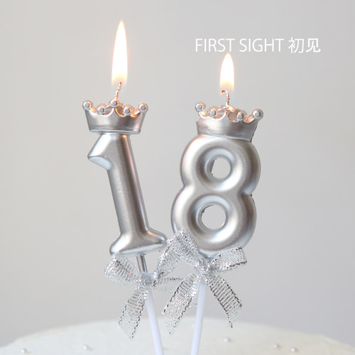 数字蜡烛蛋糕装饰插件儿童宝宝周岁生日派对氛围感布置拍照道具