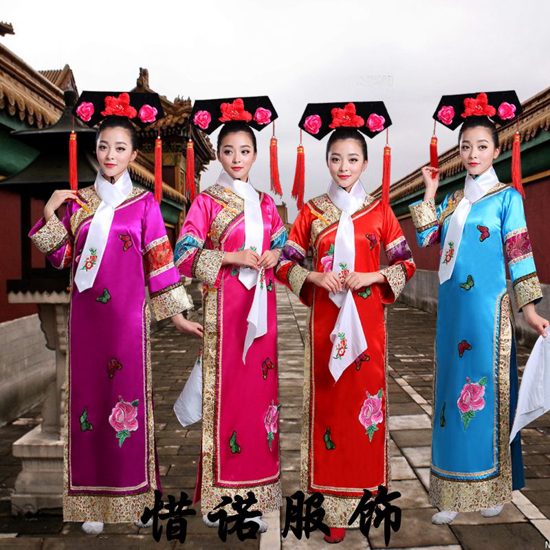 出租古装公主成人清朝还珠格格服装旗装贵妃服宫女服装演出服摄影|ruв категории Женская одежда, костюм/национальная одежда/театр костюм, национальная одежда/этап погрузки - от Buy2taobao.com для оказания профессиональной услуги покупки агента Taobao