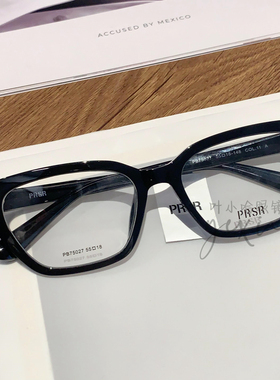 帕莎眼镜框女2025新品复古猫眼时尚眼镜架可配近视防蓝光PB75027