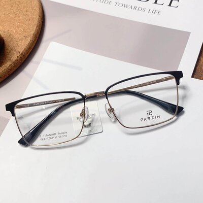 帕森镜架24年新款钛架气质商务眼