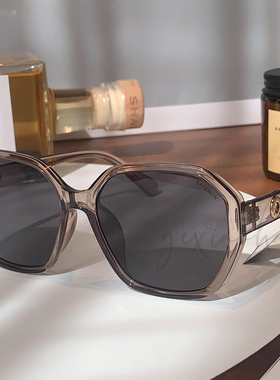 Latemon浪特梦太阳镜女方框开车时尚墨镜潮流防紫外线防晒T30155