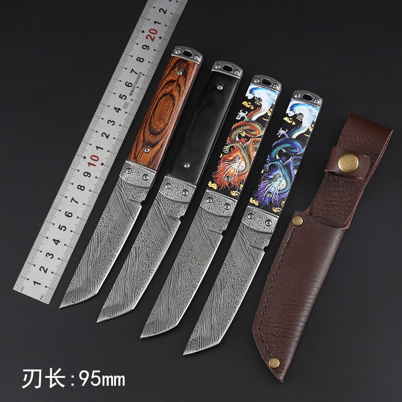 户外潜水刀特战术小直刀荒野外求生小刀迷你防身随身刀具收藏小刀