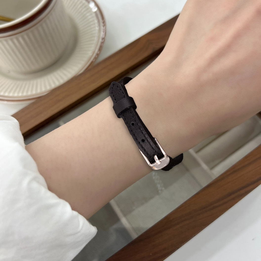黑色皮绳皮带手链女皮质项圈手环