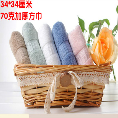 洁蕾雅方巾中国结竹纤维儿童儿童