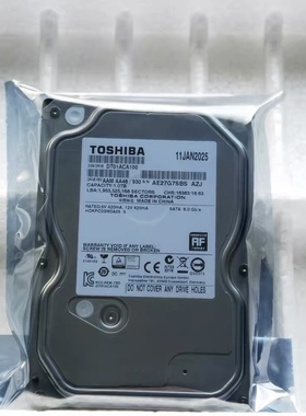 0通电 Toshiba/东芝 DT01ACA100 1T SATA3垂直1tb式台式机硬盘