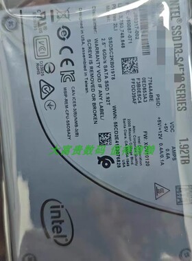 全新  英特尔  S4510 1.92T SSD 2.5 SATA 固态硬盘SSDSC2KB019T8