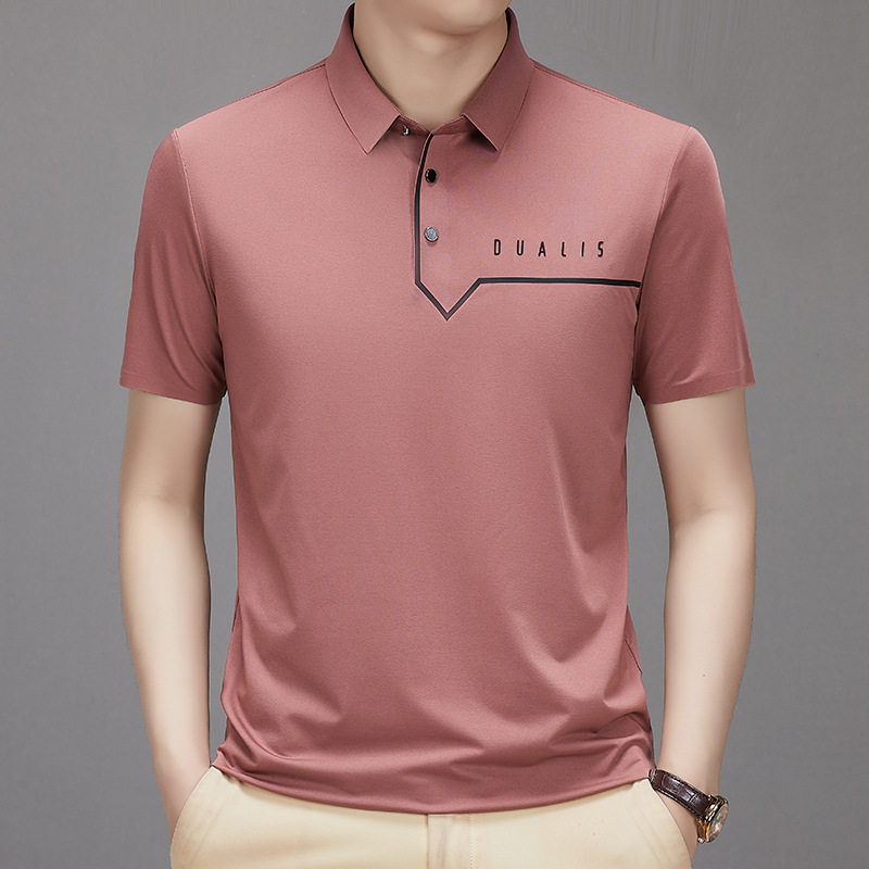 啄木鸟官方旗舰店经典保罗男装大白鲨polo衫男士夏季纯色翻领商务