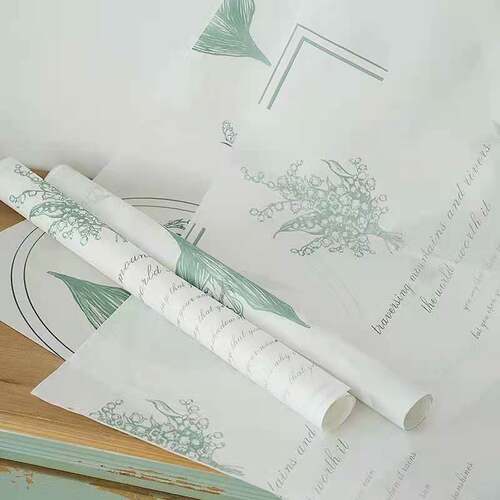 新品铃兰花加厚雪梨纸鲜花包装纸