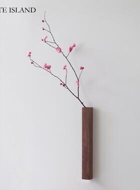 日式禅意客厅玄关装饰壁挂花瓶