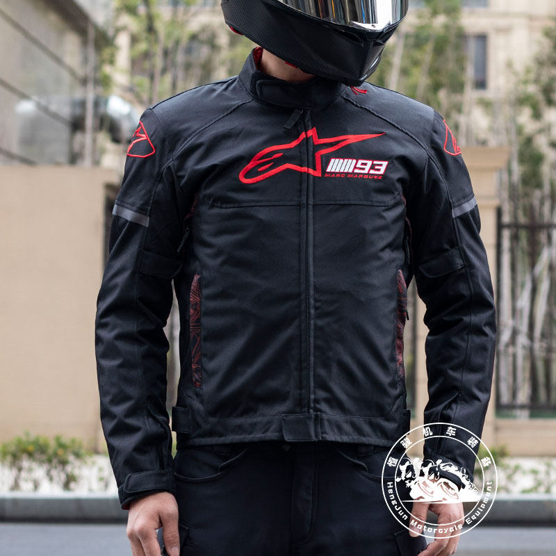 【断码清仓】A星摩托车骑行服秋冬防风防水防摔棉内胆机车服男