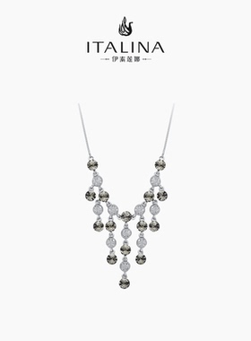 【礼盒包装】伊泰莲娜项链女晚宴短链高端轻奢气质优雅锁骨链配饰
