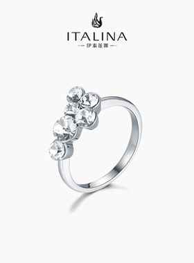 伊泰莲娜仿水晶戒指简约女