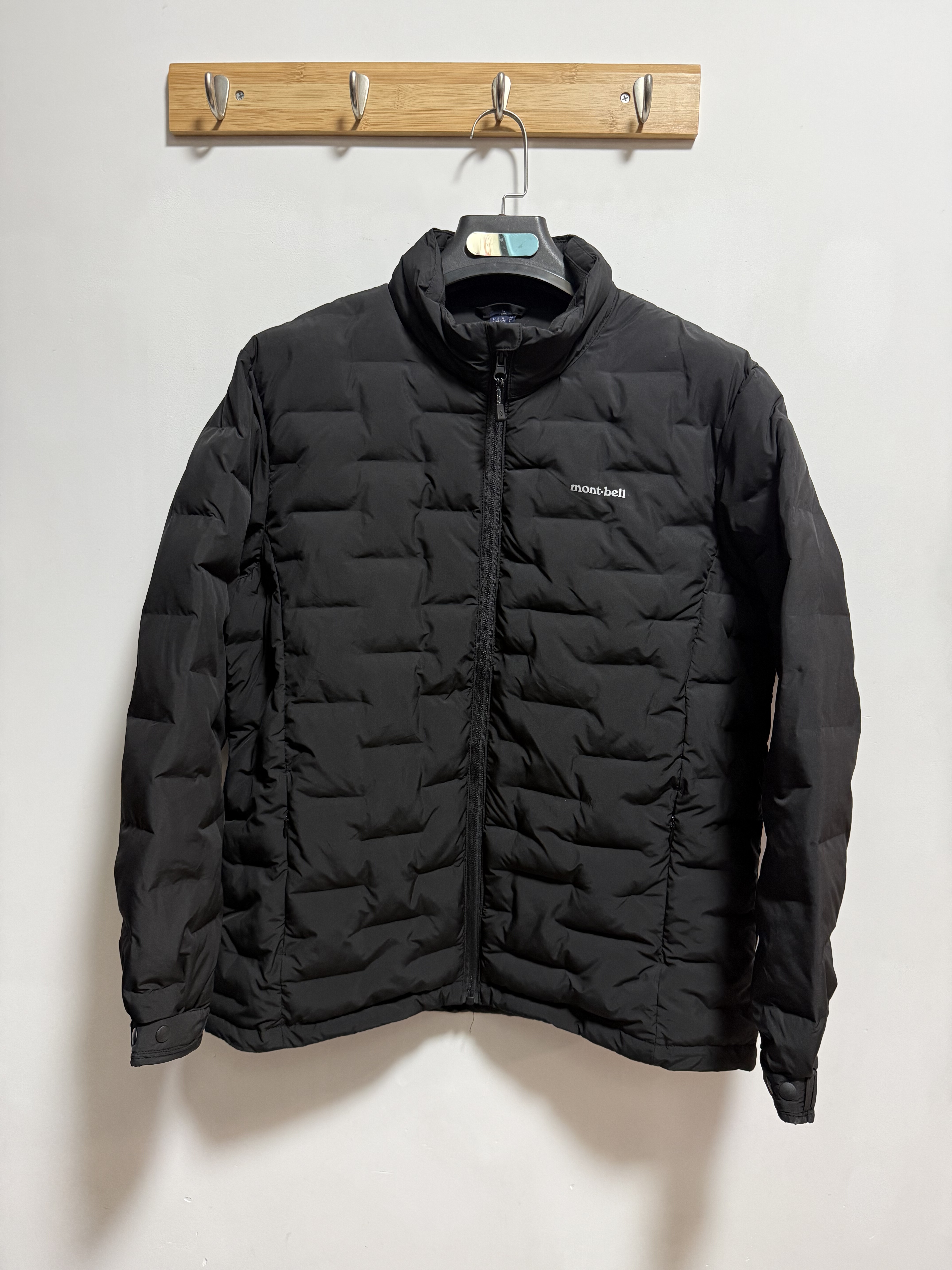 国内现货Montbell美山韩版男士无缝商务防风保暖棉服外套