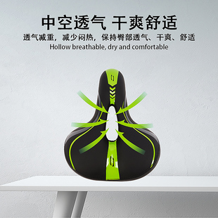 自行车鞍座超软坐垫加厚硅胶减震通用座椅山地通勤死飞单车配件