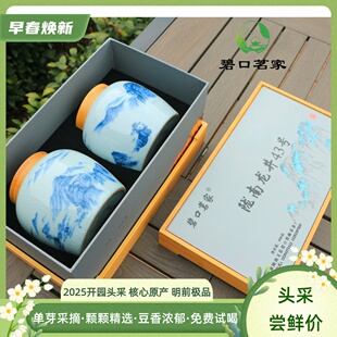 2025新龙井43号甘肃陇南文县碧口高山绿茶明前特级茶叶礼盒装400g