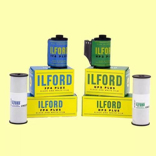 伊尔福复古包装黑白胶卷