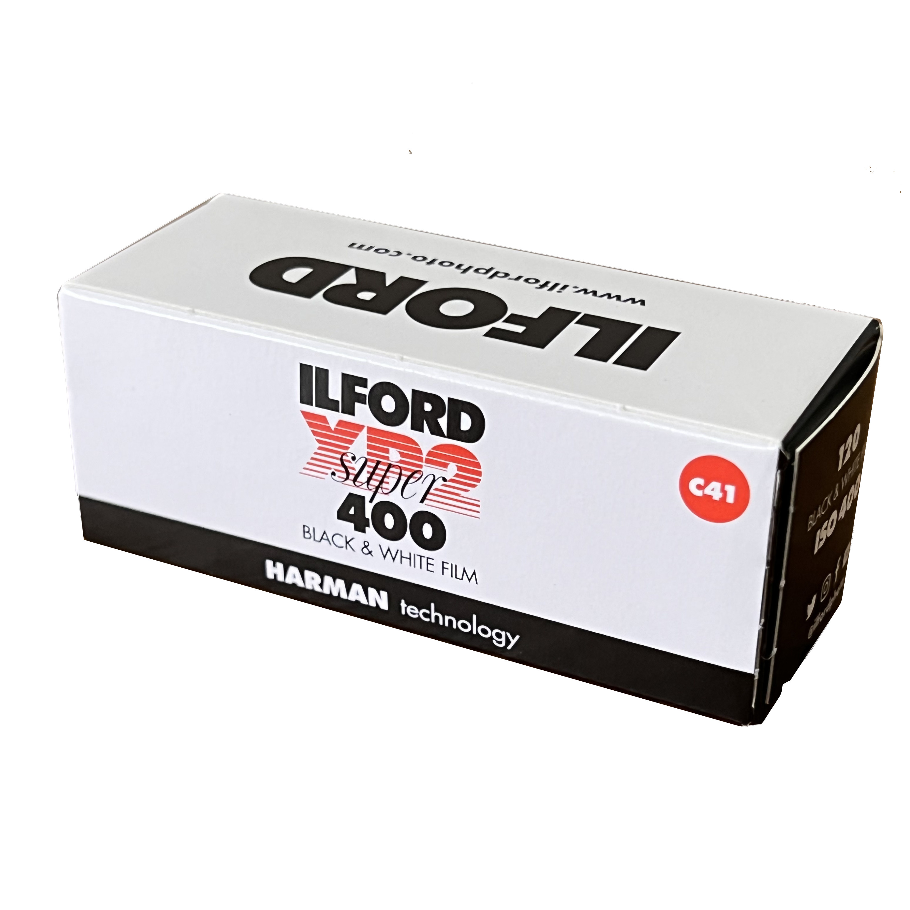英国原装依尔福ilford xp2 400 120专业染料黑白负片胶卷22年11月