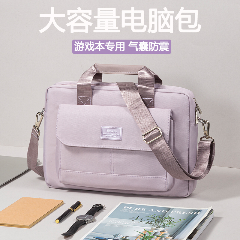 游戏本电脑包女15.6寸手提适用联想y7000拯救者r9000p通勤笔记本14戴尔游匣g15.6华硕pro16无畏灵耀X惠普战66
