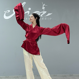 北舞古典舞蹈服汉唐练功服女国学汉服集训班课堂练习演出表演上衣