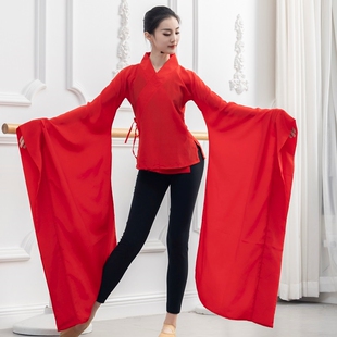 广袖 古装 大袖 技舞蹈水袖 汉服北舞课堂练习 练习服汉唐古典舞袖 博袖