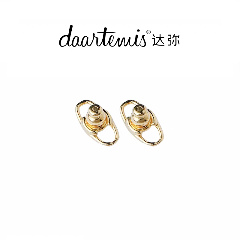 【三对装】达弥原创飞盘耳堵夸张款防侧翻防下坠固定扣大耳环后塞