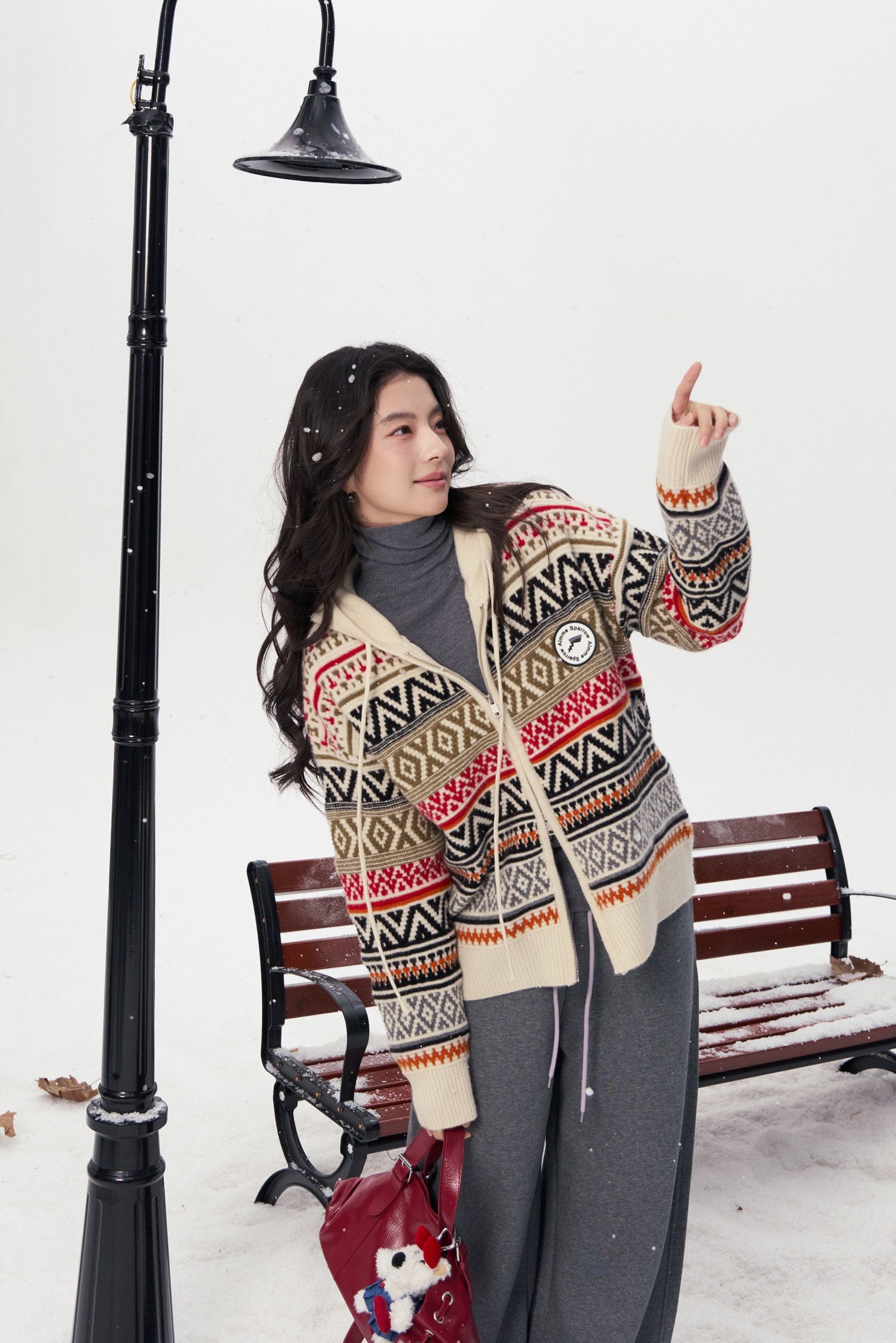 Aimme sparrow 26春夏梦幻糖果毛衣帽衫