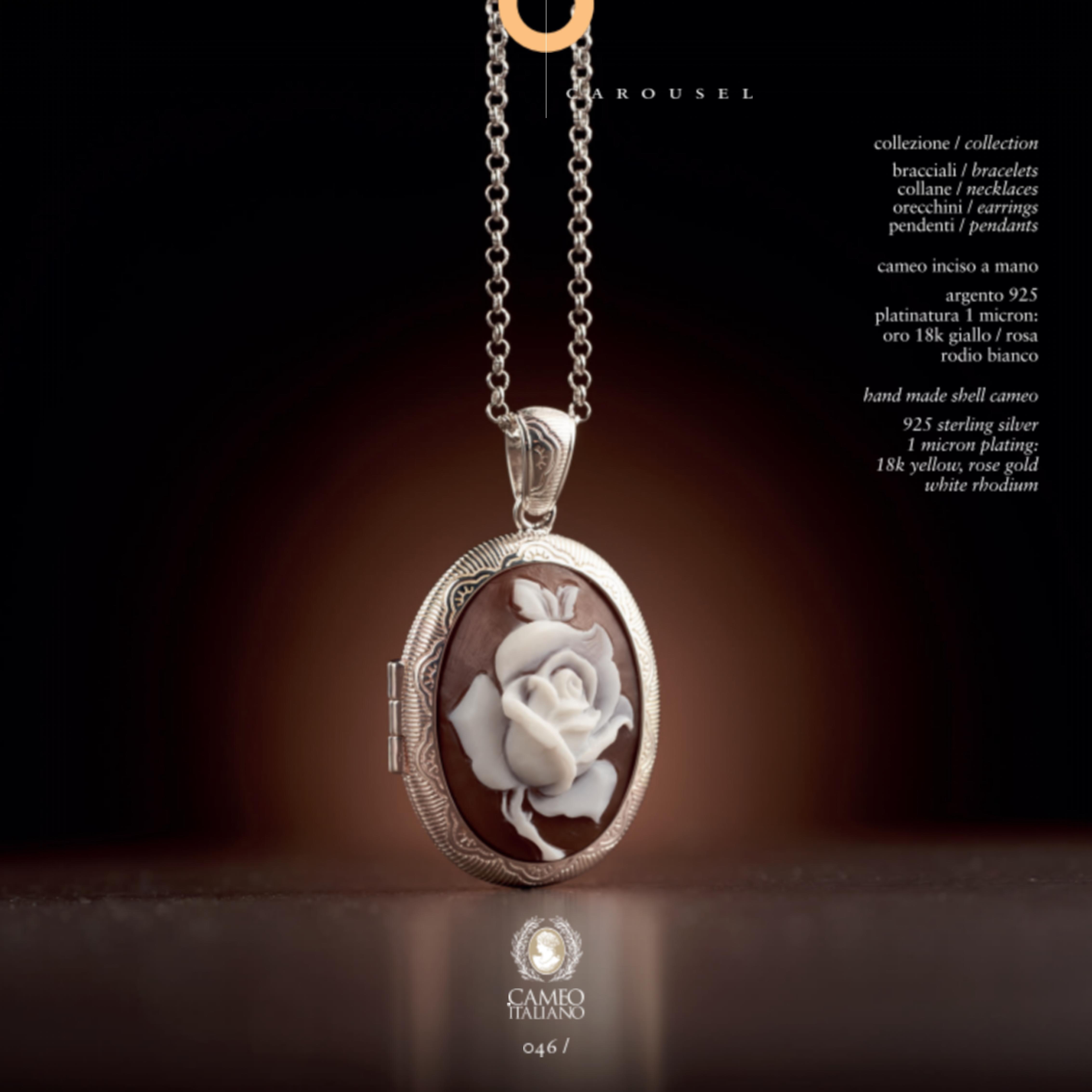 CAMEO意大利中古珠宝配饰carousel系列吊坠项链耳环戒指胸针手链
