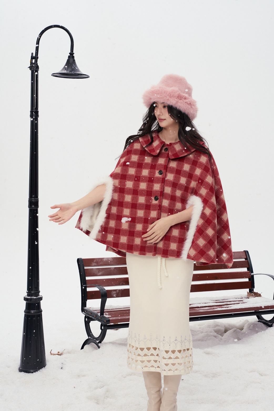 Aimme sparrow 26春夏梦幻田园格斗篷时尚优雅