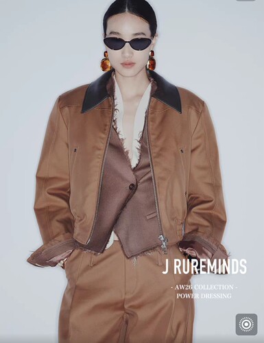 J RUREMINDS短夹克夹棉外套  2026新款时尚百搭棉服女