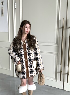 鞠婧祎同款Aimme sparrow费尔岛外套正反两面都可穿