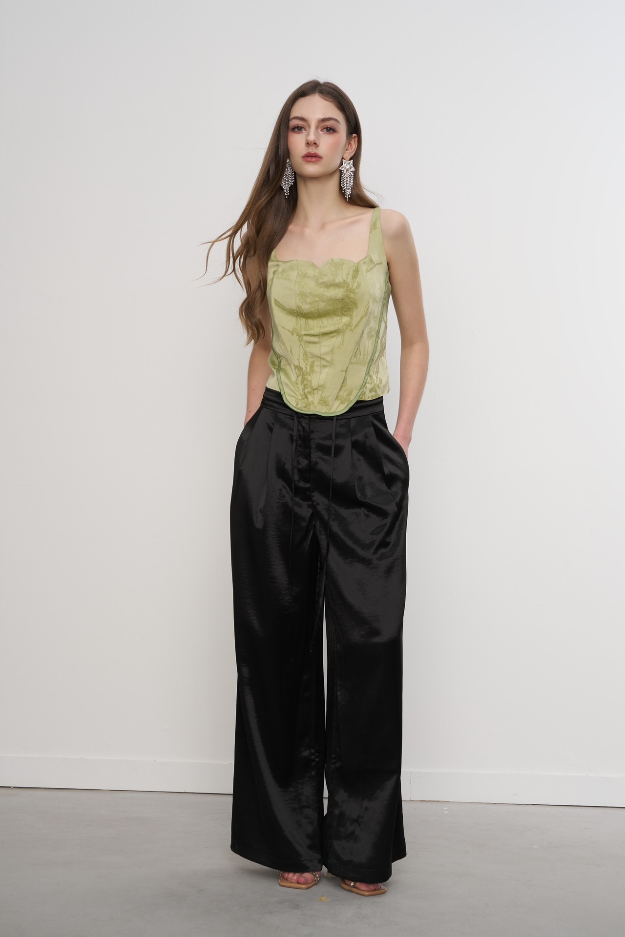 时尚百搭休闲裤女通勤长裤