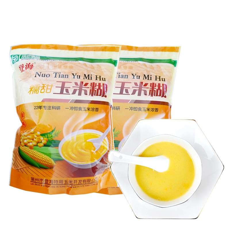 登海糯甜玉米糊原味955g*2大包
