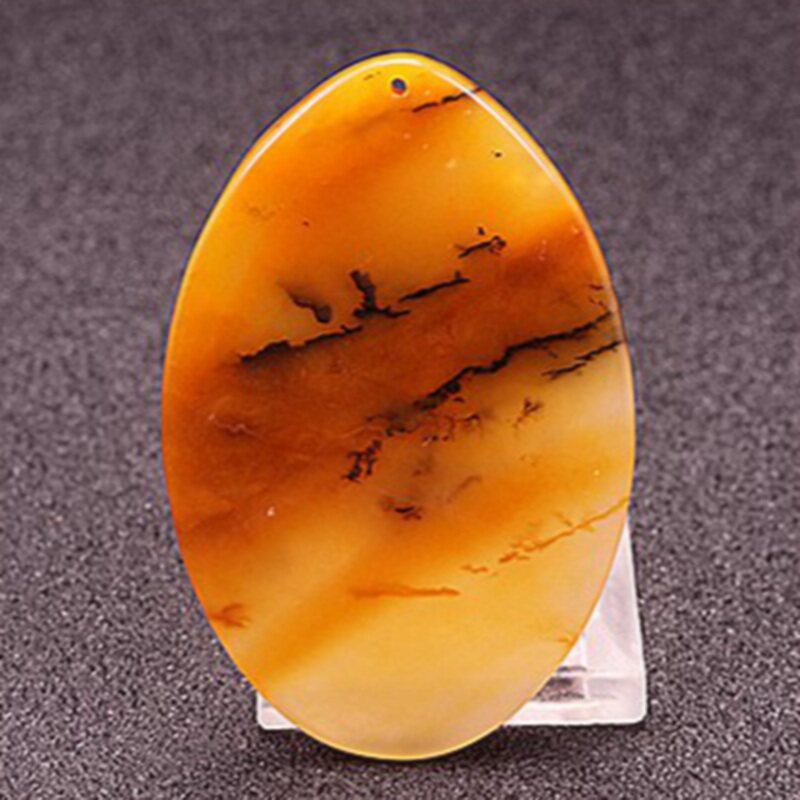 龙陵石缘云南天然玉石黄龙玉水草花挂件 吊坠 牌子 女士男士送礼