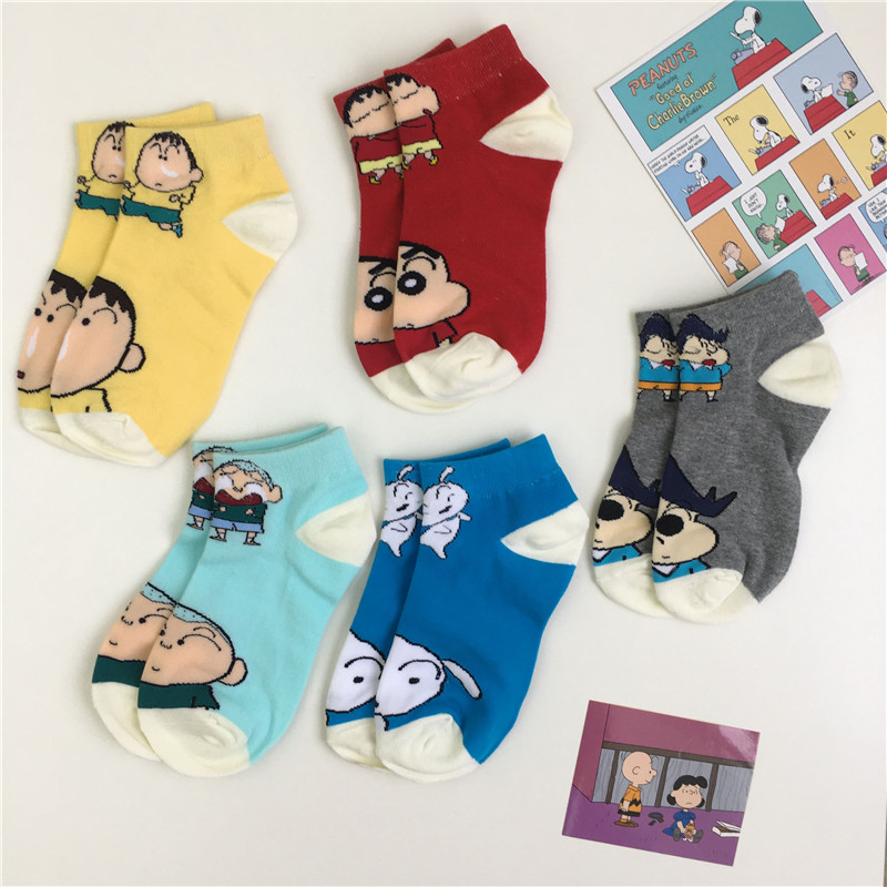 潮夏季学院风薄款浅口短袜