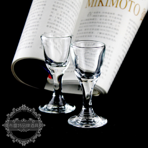 利比高脚白酒杯烈酒吞饮杯 宴会敬酒杯家用小酌自饮小酒杯 18ml