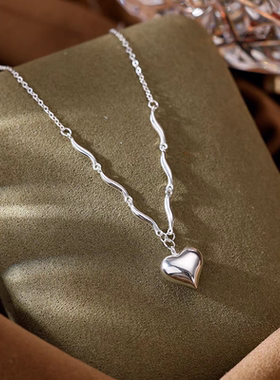 纯银金渡潮生项链2025轻奢小众