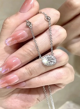 纯银星点项链2025新款女款