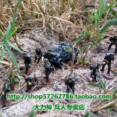 凯撒二战德军成品模型沙盘场景