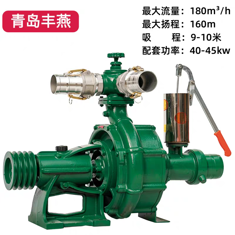 青岛丰燕高压喷灌泵双叶轮大流量微喷滴灌农用离心泵柴油机增压泵