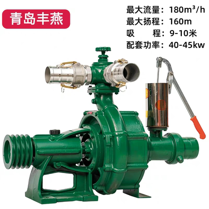 青岛丰燕高压喷灌泵双叶轮大流量微喷滴灌农用离心泵柴油机增压泵