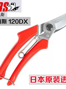 爱丽斯120DX果树修枝剪树枝剪花枝剪园艺剪园林剪刀果枝剪家用