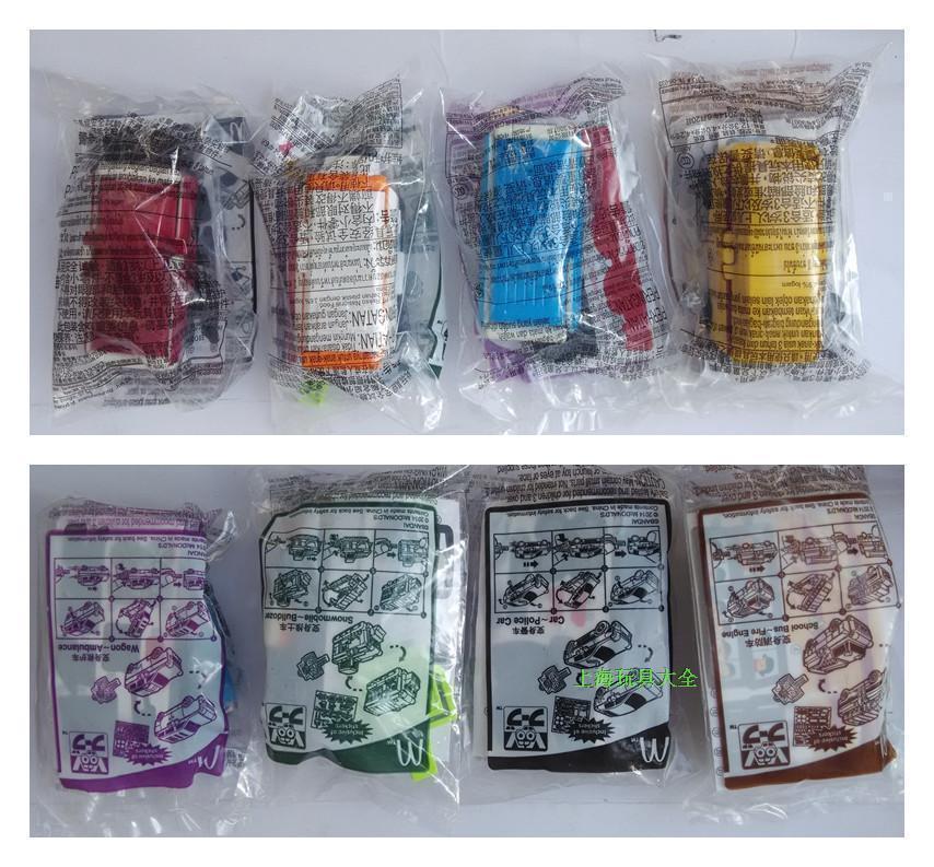 麦当劳8月新款玩具模型车变形车
