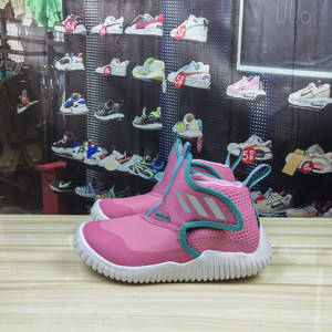 Adidas阿迪达斯童鞋2023冬季RapidaZen男童女童加绒海马鞋雪地靴