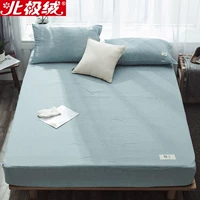 Giường cotton nhung Bắc cực Tấm trải giường bằng vải cotton đơn mảnh Simmons bảo vệ nệm bọc tất cả bao gồm bụi có thể tháo rời - Trang bị Covers Ga phủ giường Everon