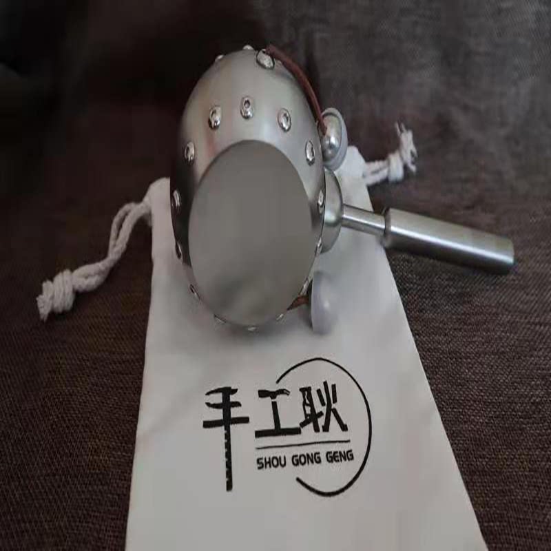 手工耿创意手工制作不锈钢小拨浪鼓生日礼物摆件哄娃神器