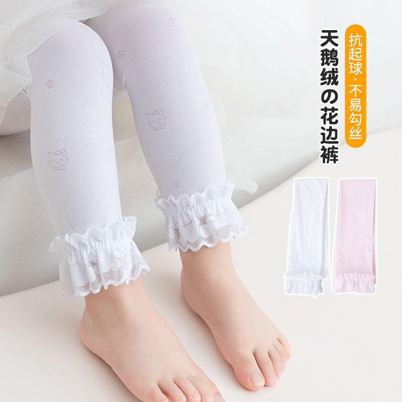 儿童丝袜夏款女童打底裤抗起球